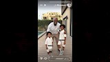 شيكابالا رفقة نجليه آدم ونوح