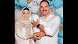 ليلى خالد وزوجها ضياء 