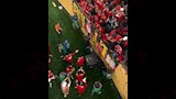 الشناوي ولاعبي الأهلي مع الجمهور قبل المباراة
