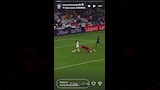 ليناردو لاعب الهلال ينشر هدفه في شباك مانشستر سيتي